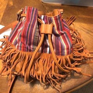 Fringe Bucket Bag